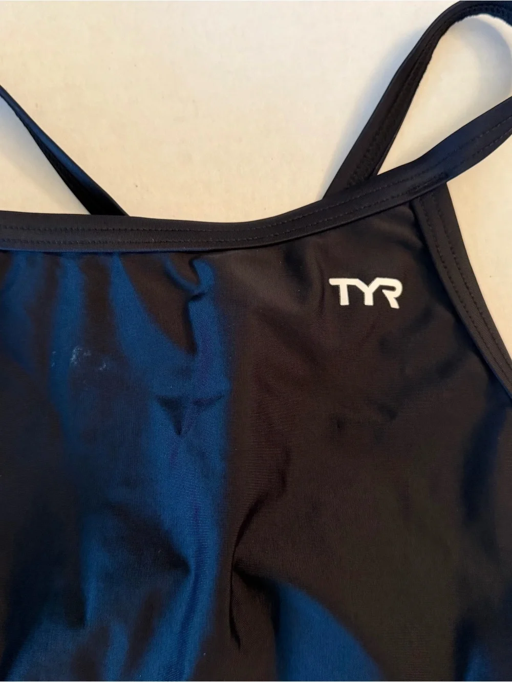 TYR Black One-Piece Swimwear training athletic size Medium